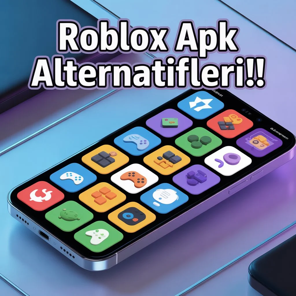 Roblox APK (v2.713.911) İndir 2026'da Premium Özellikler Açık 20 a digital illustration showcasing